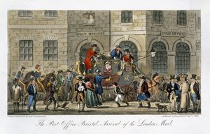 The Post Office Bristol, Arrival of the London Mail, from 